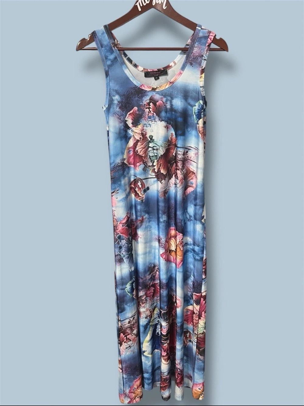Orchideé Collection Greece Size 1 Floral Maxi Dress
